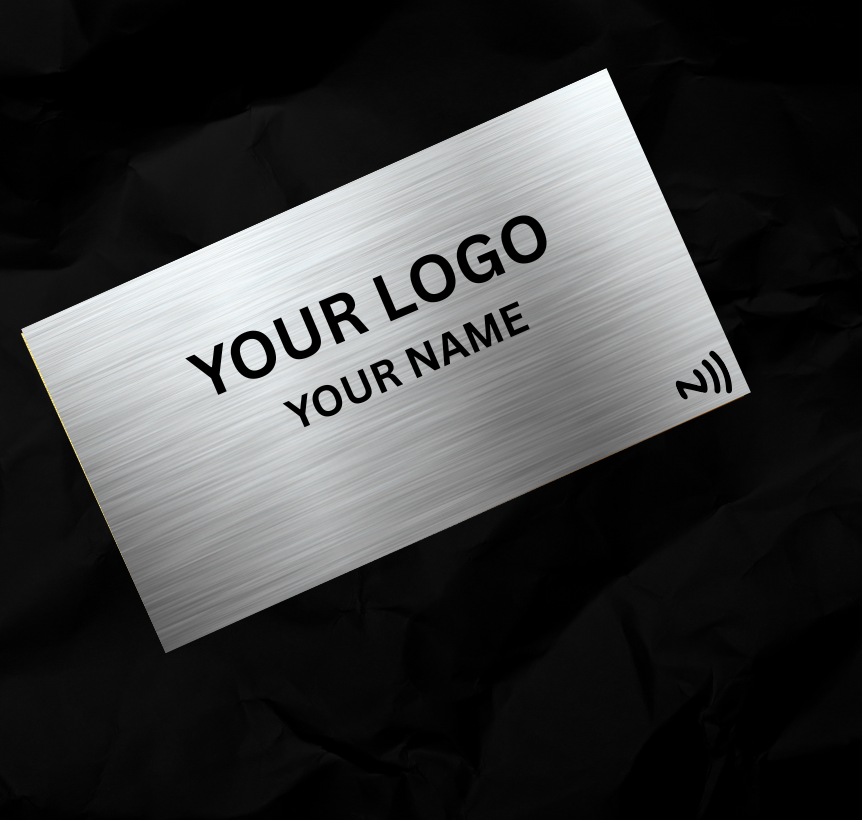 Grey Metalic NFC Card