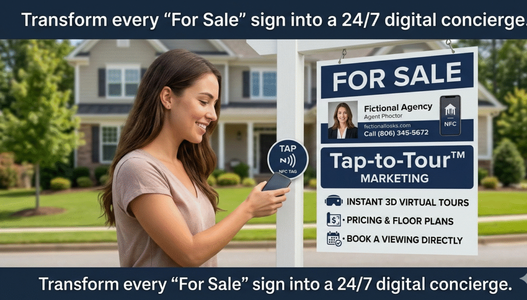 Transform sale board into digital marketer